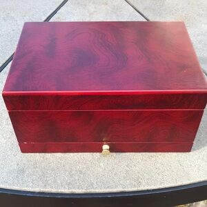 Elegant Red Jewelry Box